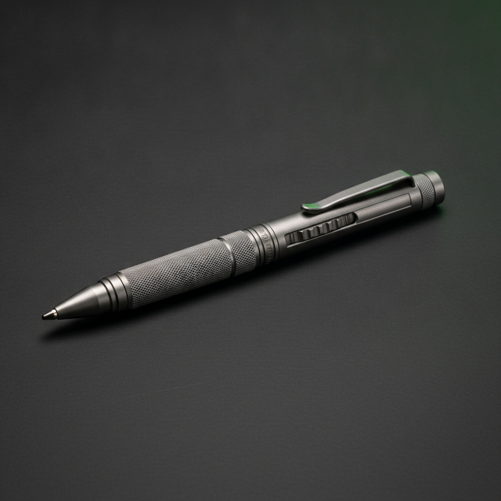 Titan titanium bolt-action pen